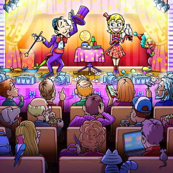 where is the rabbit in the picture